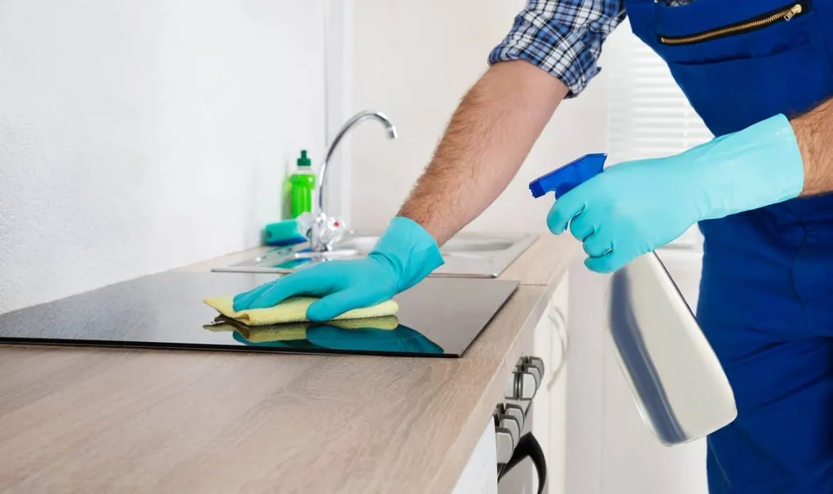 Cleaning stove top